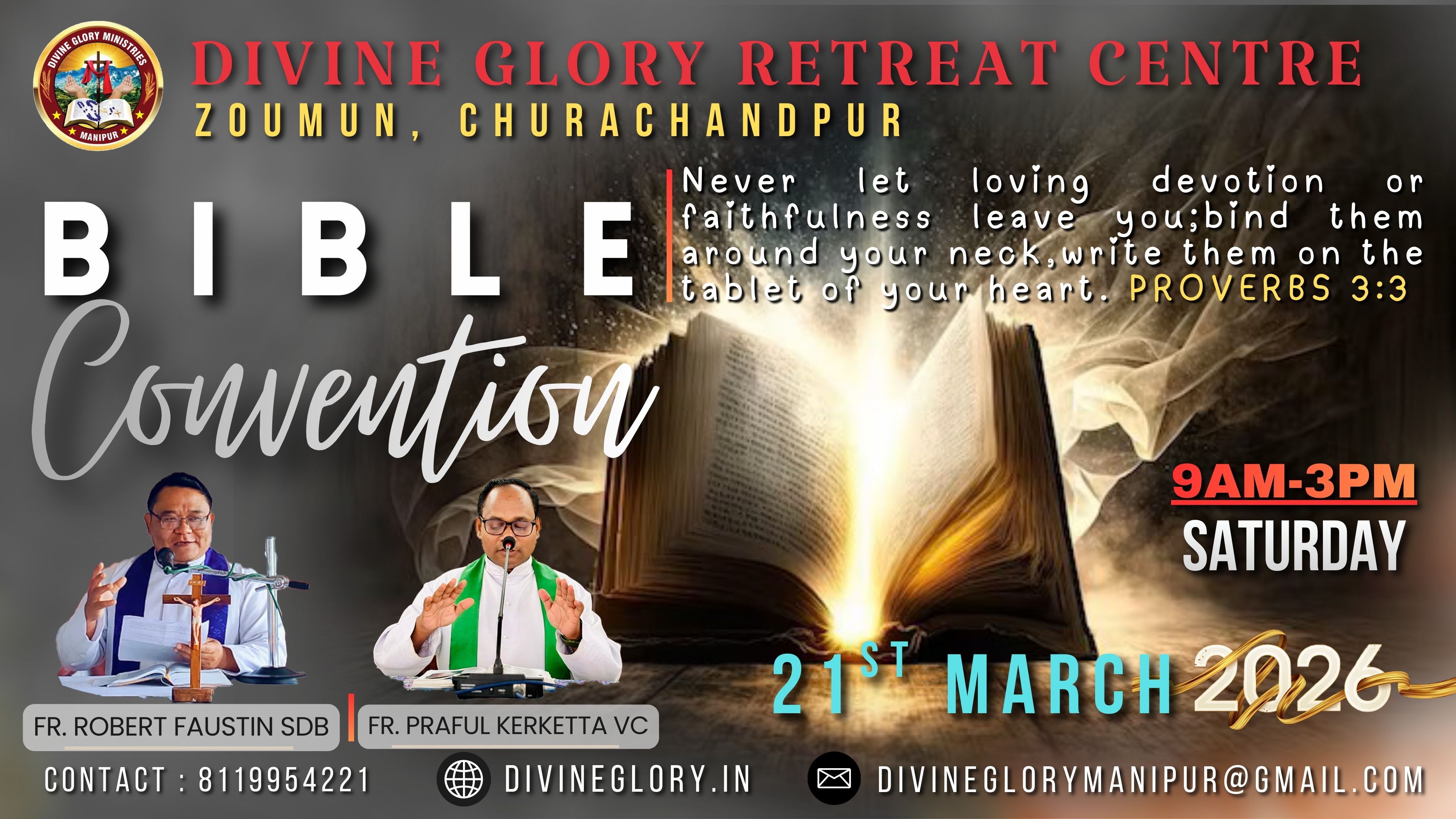 Divine Glory Bible Convention, Zoumun; 21st March 2026 